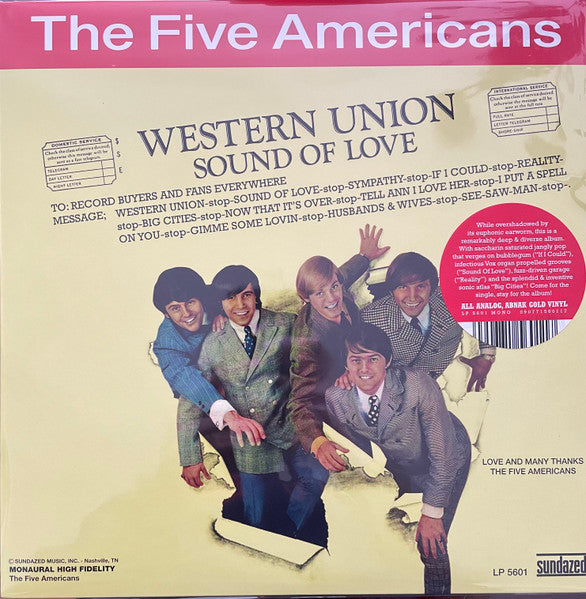 Five Americans – Western Union (Gold Vinyl) 🇺🇸