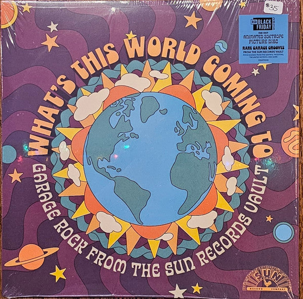 Various Artists – What's This World Coming to: Garage Rock from the Sun Records Vault (Zoetrope Vinyl) (RSD) 🇺🇸
