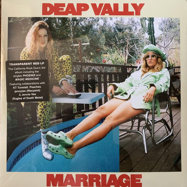 Deap Vally – Marriage (Transparent Red Vinyl/140G) 🇺🇸