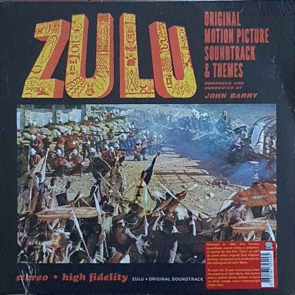 OST Zulu – Music by John Barry  (Pumpkin Orange Vinyl) 🇺🇸