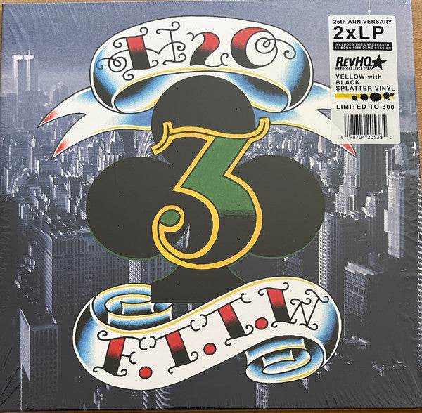 H2O – Faster than the World: 25TH Anniversary Edition (Yellow/Black Splatter Vinyl/2LP) 🇺🇸