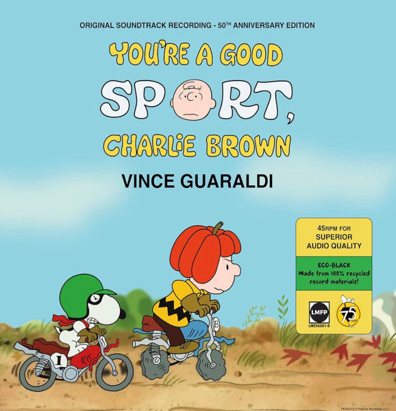 Vince Guaraldi – You're a Good Sport, Charlie Brown (45RPM/Eco-black Vinyl/OST/50TH Anniversary) 🇺🇸