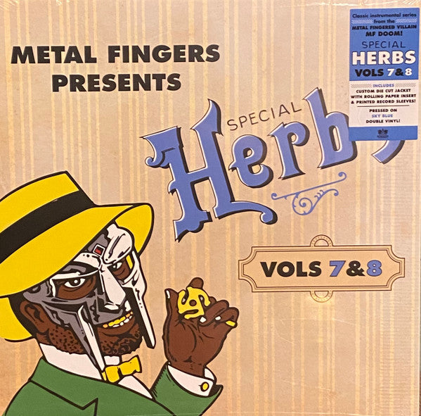 Mf Doom – Metal Fingers Presents: Special Herbs VOL. 7 & 8 (2LP/Sly Blue Vinyl) 🇺🇸