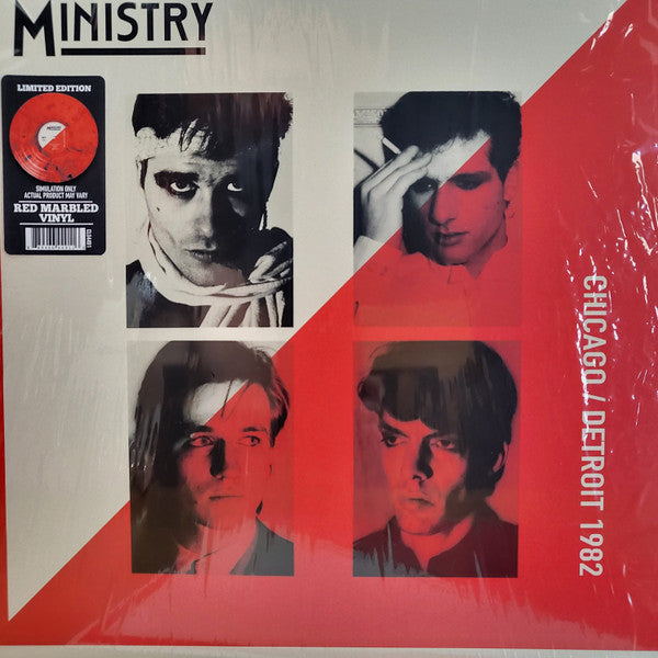 Ministry – Chicago/Detroit 1982 (Red Marble Vinyl) 🇺🇸