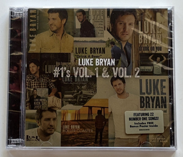 Luke Bryan – #1’s Vol. 1 & Vol. 2 (2CD) [CD Nuevo] 💿 🇺🇸