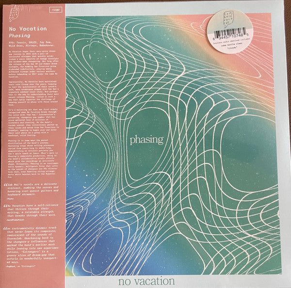 No Vacation – Phasing (Coke Bottle Clear & Cloudy Vinyl) 🇺🇸
