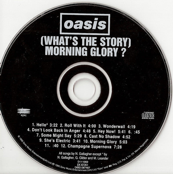Oasis – (What's The Story) Morning Glory? [CD Usado] 💿