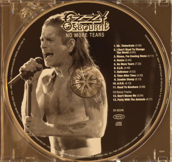Ozzy Osbourne – No More Tears (CD Usado) 💿