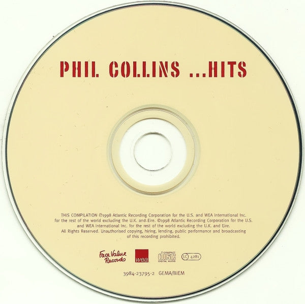 Phil Collins – ...Hits [CD Usado] 💿