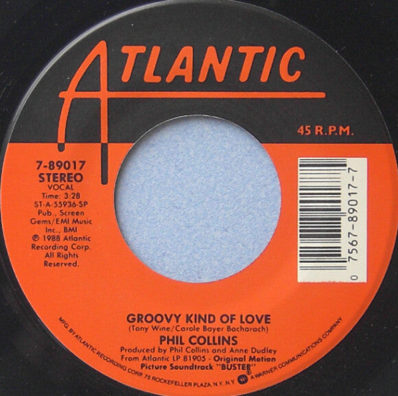Phil Collins – A Groovy Kind Of Love [7" 45 RPM Single] (Usado)
