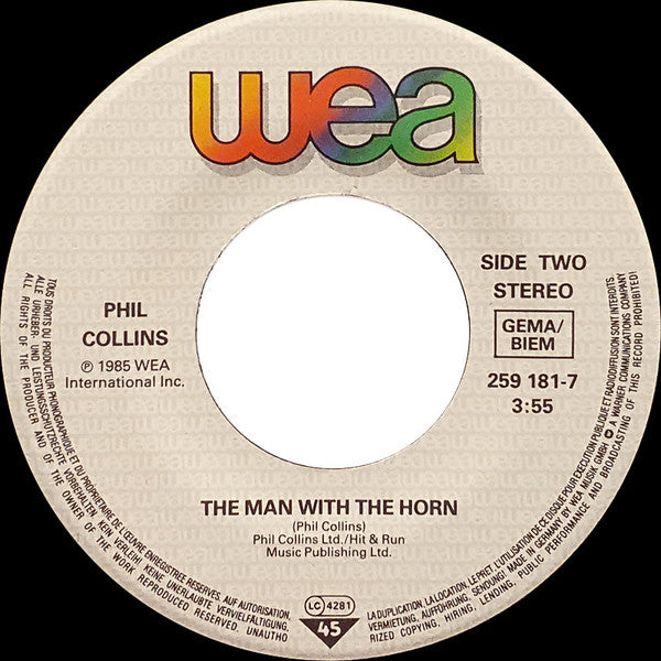 Phil Collins – Sussudio [7" 45 RPM Single] (Usado)