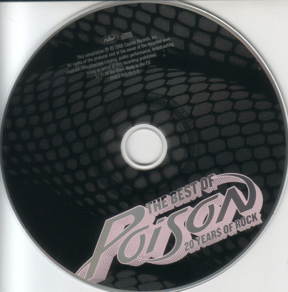 Poison – The Best Of Poison: 20 Years Of Rock (CD+DVD Usado) 💿📀
