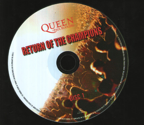 Queen + Paul Rodgers – Return Of The Champions [CD Usado] 💿