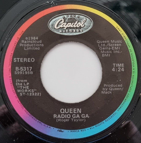 Queen – Radio Ga Ga [7" 45 RPM Single] (Usado)