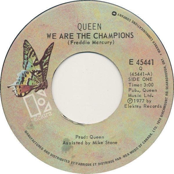 Queen – We Are The Champions [7" 45 RPM Single] (Usado)