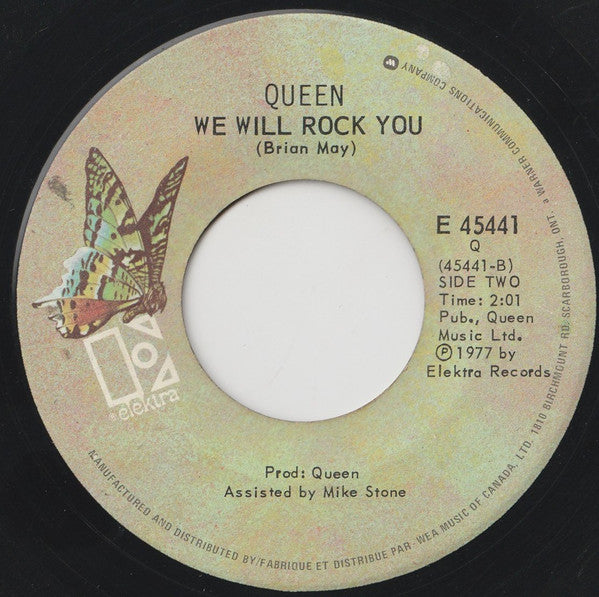 Queen – We Are The Champions [7" 45 RPM Single] (Usado)