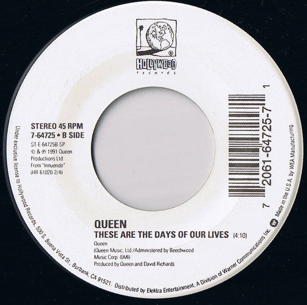 Queen – We Are The Champions [7", 45 RPM, Single] (Usado)