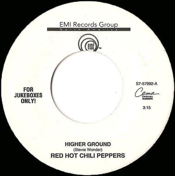 Red Hot Chili Peppers – Higher Ground [7" 45 RPM Single Jukebox] (Usado)