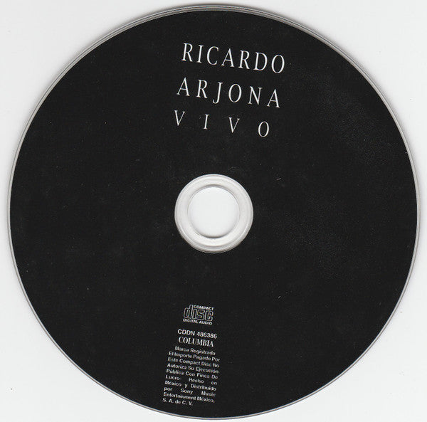 Ricardo Arjona – Vivo [CD Usado] 💿