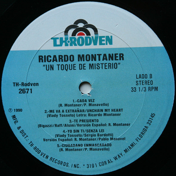 Ricardo Montaner – Un Toque De Misterio (Usado)