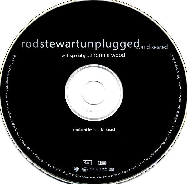 Rod Stewart With Special Guest Ronnie Wood – Unplugged ...And Seated (CD Usado) 💿
