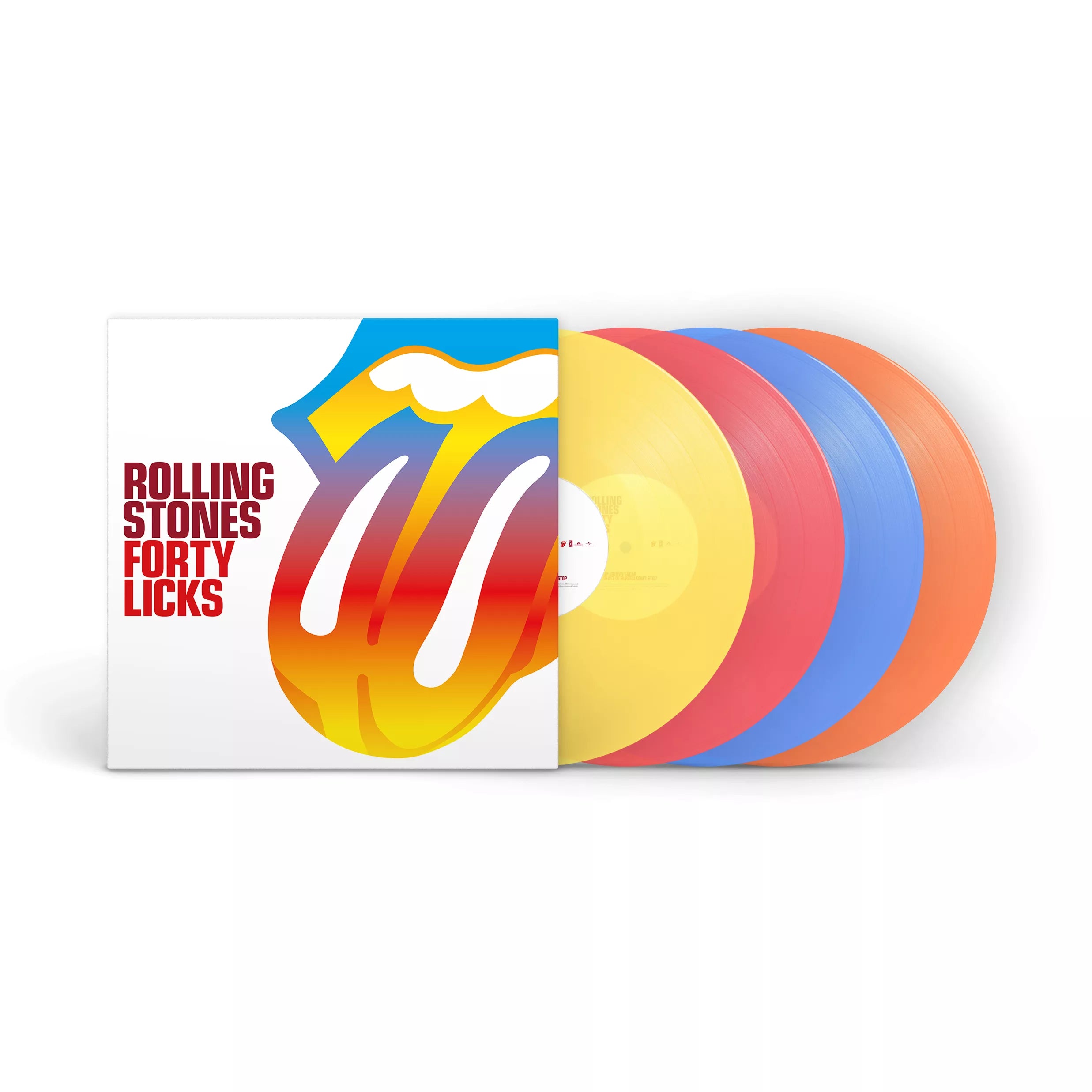 Rolling Stones (The) - Forty Licks [Yellow/Red/Blue/Orange Transparent Vinyl/4LP] (Pre-Orden 21/08/2026)