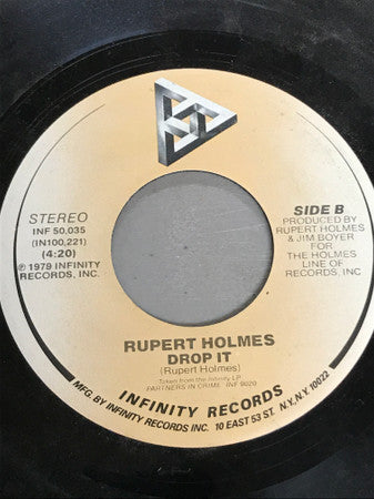 Rupert Holmes – Escape (The Pina Colada Song) [7" 45 RPM Single] (Usado)