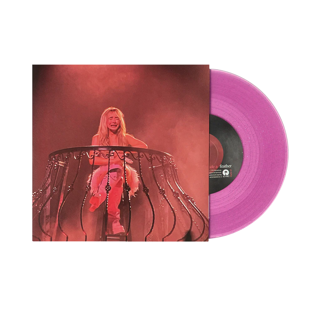 Sabrina Carpenter – Feather [Limited Edition Pink Glitter Single 7" Vinyl] (Usado)