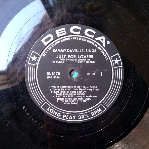 Sammy Davis, Jr. – Just For Lovers (Usado)