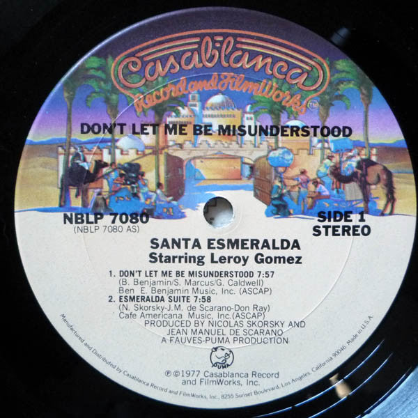 Santa Esmeralda Featuring Leroy Gomez – Don't Let Me Be Misunderstood (Usado)