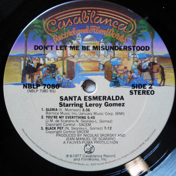 Santa Esmeralda Featuring Leroy Gomez – Don't Let Me Be Misunderstood (Usado)