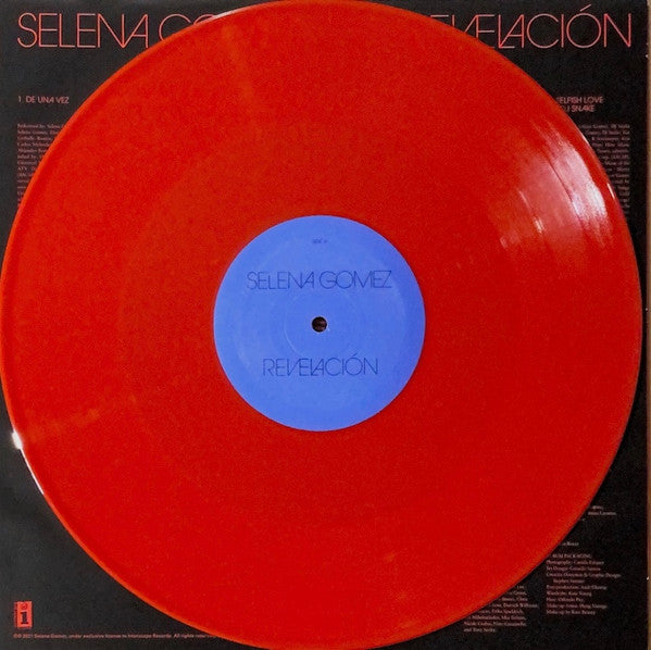 Selena Gomez – Revelación [12" EP Limited Edition Red Vinyl] (Usado)