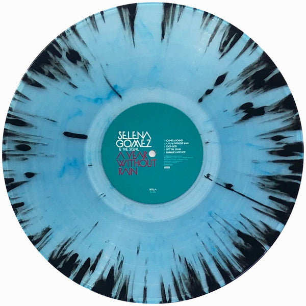 Selena Gomez & The Scene – A Year Without Rain [Limited Edition Ice Blue Transparent With Black Splatter] (Usado)