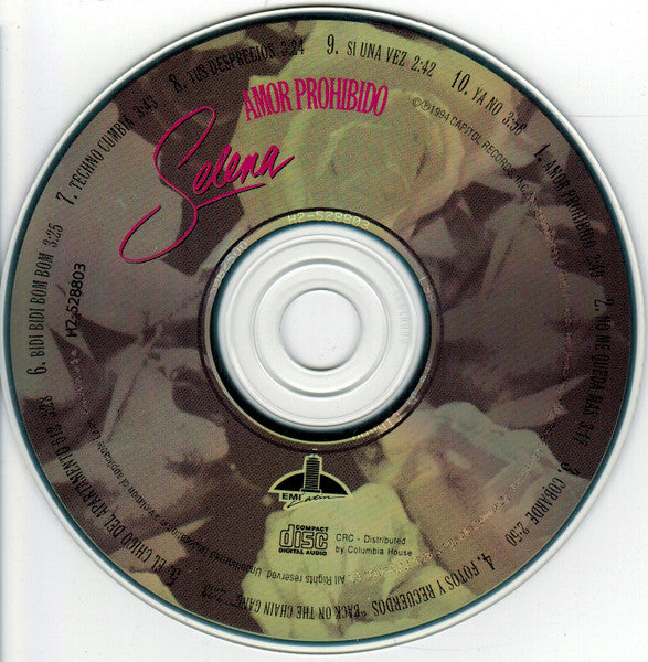 Selena – Amor Prohibido (CD Usado) 💿