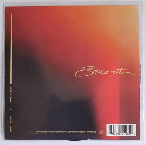 Shawn Mendes & Camila Cabello – Señorita [7" Single Picture Disc] (Usado)