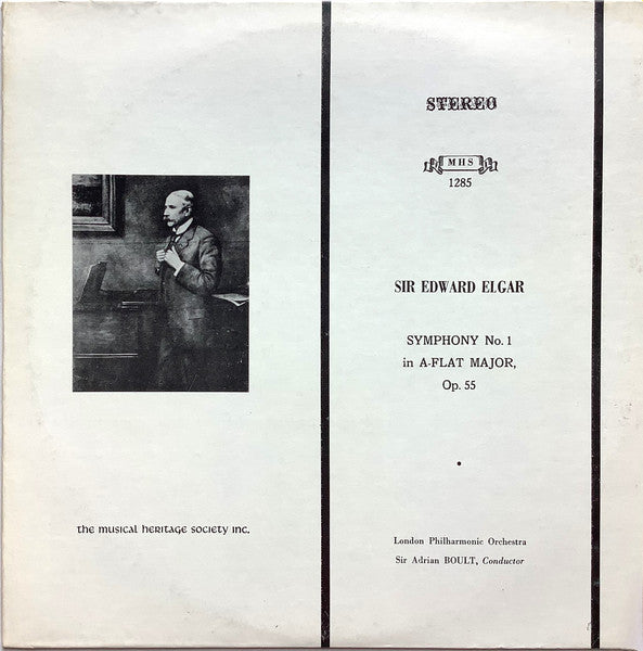 Sir Edward Elgar / London Philharmonic Orchestra, Sir Adrian Boult – Symphony No. 1 In A-Flat Major, Op. 55 (Usado)