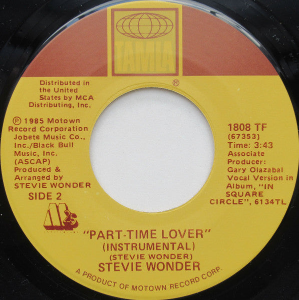 Stevie Wonder – Part-Time Lover [ 7" 45 RPM Single] (Usado)