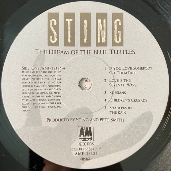 Sting – The Dream Of The Blue Turtles (Usado) 🇯🇵