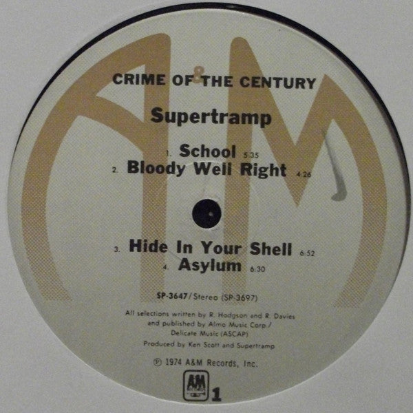 Supertramp – Crime Of The Century (Usado)