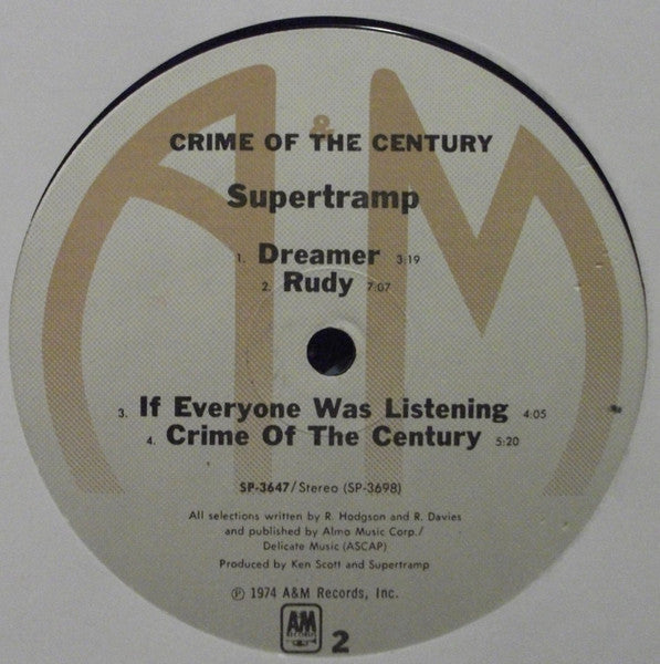 Supertramp – Crime Of The Century (Usado)
