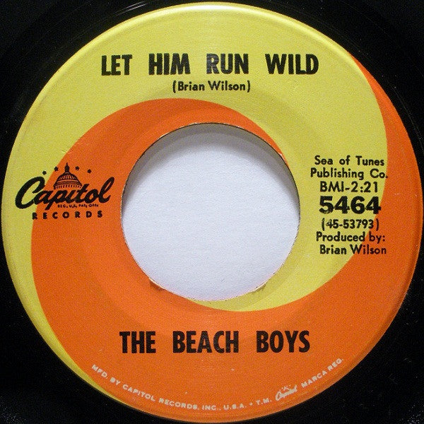 The Beach Boys ‎– California Girls / Let Him Run Wild [7" 45 RPM Single] (Usado)