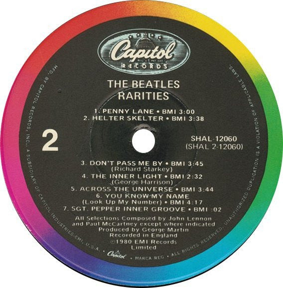 Beatles (The) ‎– Rarities (Usado)
