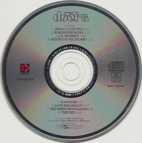 Doors (The) – The Best Of The Doors [CD Usado] 💿