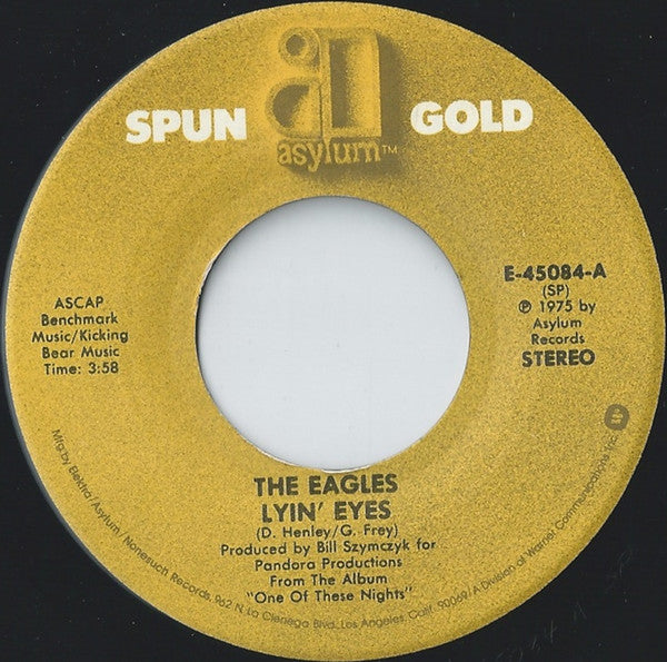 Eagles (The) – Lyin' Eyes / Take It To The Limit [7" 45 RPM Single] (Usado)