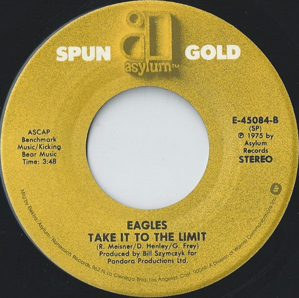 Eagles (The) – Lyin' Eyes / Take It To The Limit [7" 45 RPM Single] (Usado)