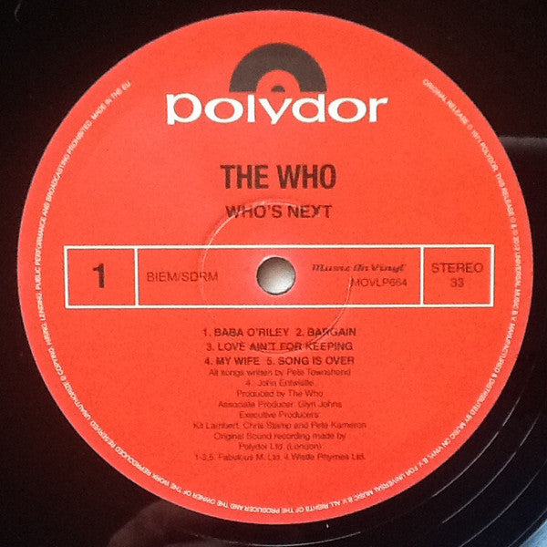 Who (The) – Who's Next [MOV Edition 180g] (Usado)