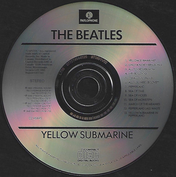 Beatles (The) – Yellow Submarine [CD Usado] 💿