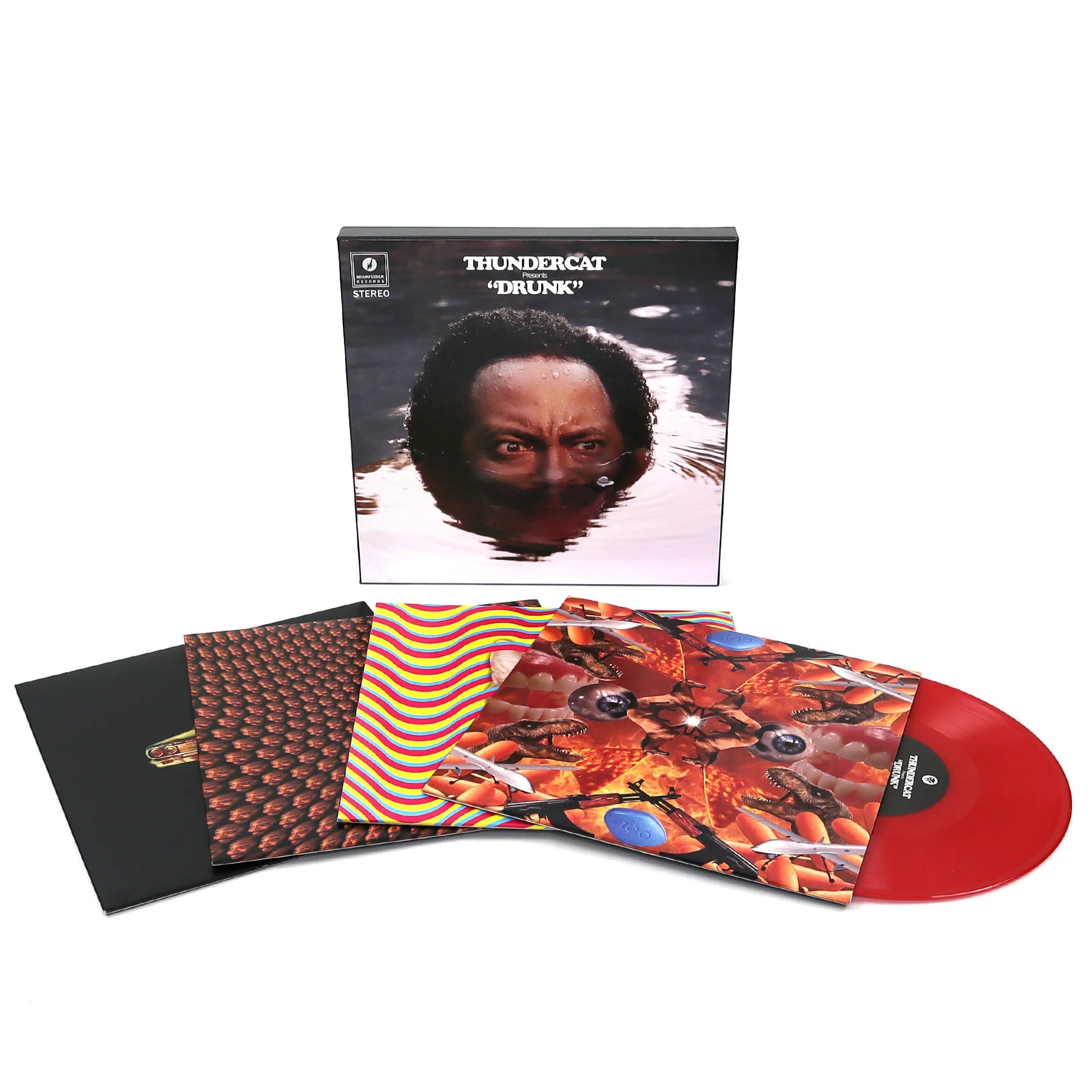 Thundercat – Drunk [4 Vinyl 10" 45 RPM Red Vinyl Box Set]