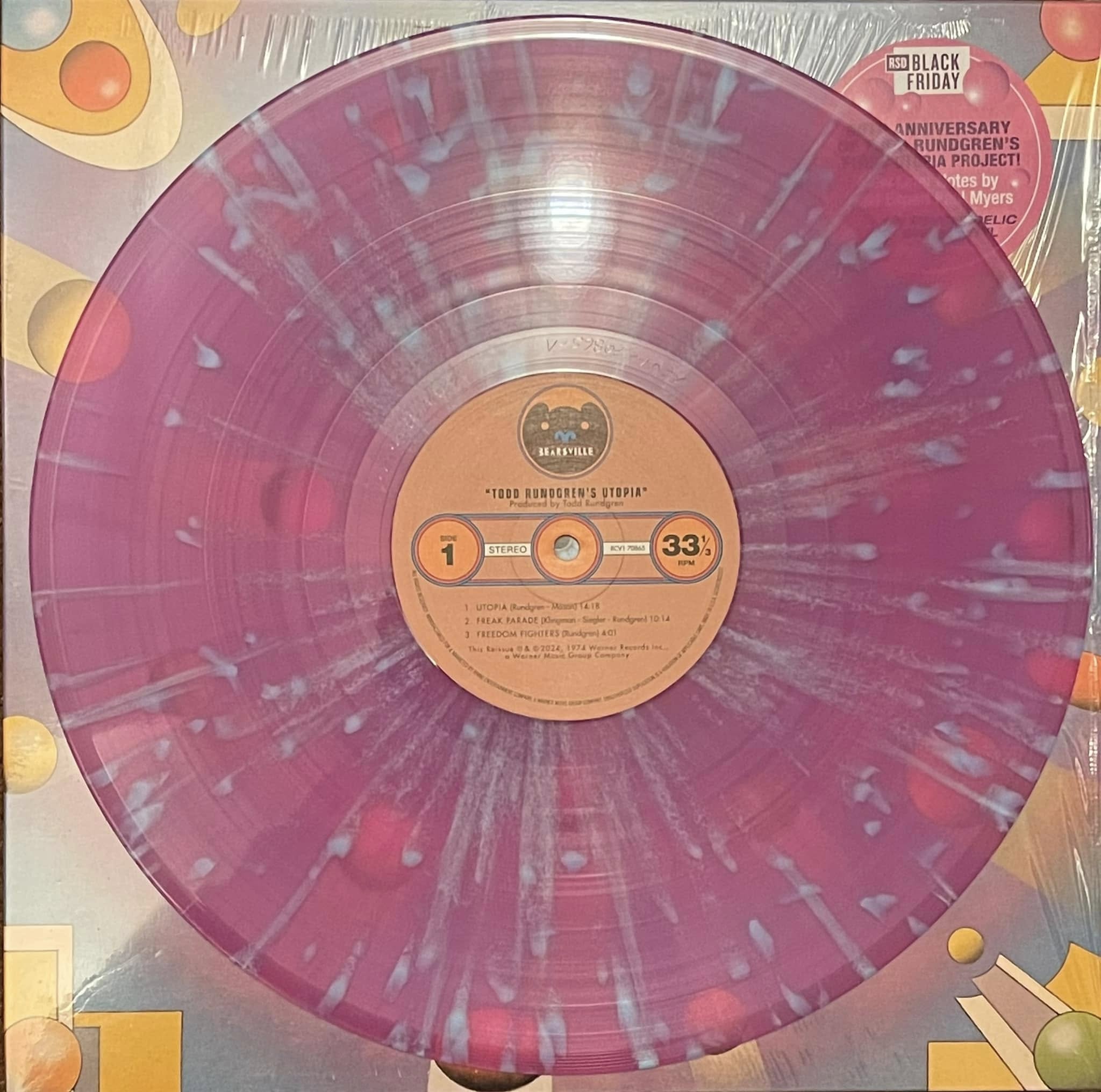 Todd Rundgren's Utopia – Todd Rundgren's Utopia [RSD Black Friday 50th Anniversary Psychedelic Swirl Vinyl]