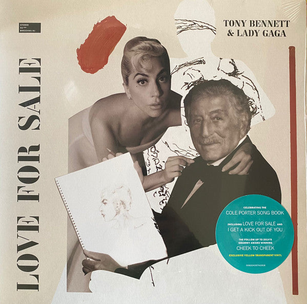 Tony Bennett & Lady Gaga – Love For Sale [Translucent Yellow Vinyl] (Usado)